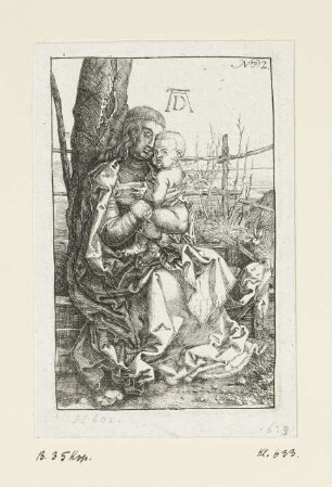 Maria mit dem Kinde am Baum