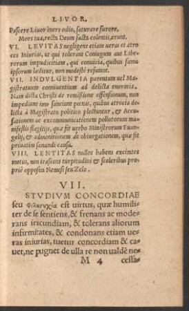 VII. Studium Concordiae ...