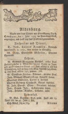 Altenburg - Aurich