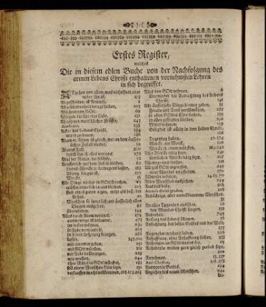 Erstes Register,[...] - Achtes Register[..]