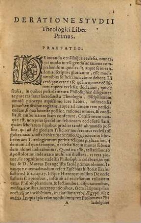 De Recte Formando Theologiae studio, Libri quatuor : Libri quatuor