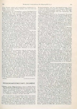 309-311 [Rezension] Neue transkonfessionelle Bewegungen