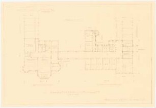Krankenhaus, Tost: Grundriss Erdgeschoss 1:200