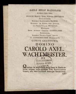 DOMINO CAROLO AXEL WACHTMEISTER