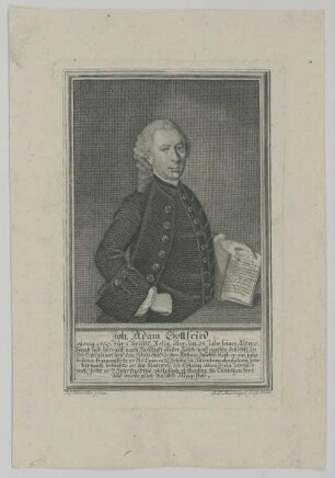 Bildnis des Joh. Adam Gottfried