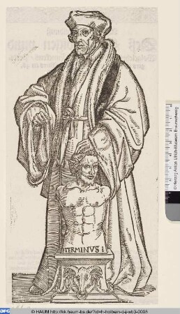 Erasmus von Rotterdam, Ganzfigur