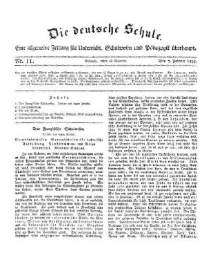 Das Französische Schulwesen : dritter und letzter Artikel