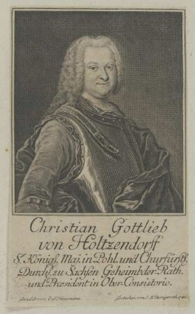 Bildnis des Christian Gottlieb von Holtzendorff