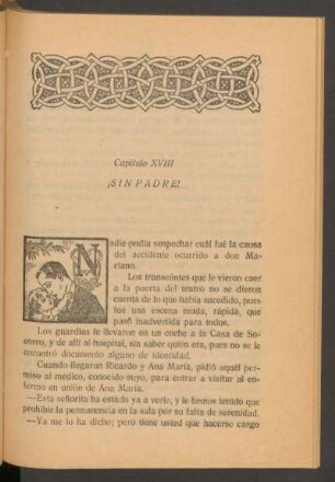 Capítulo XVIII - ¡Sin padre!