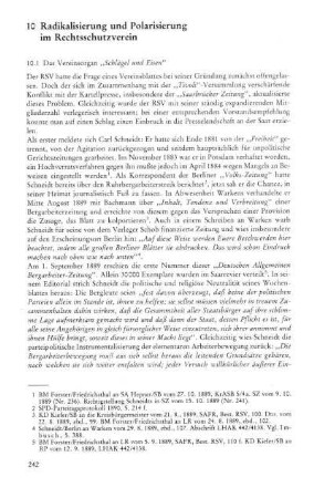 10 Radikalisierung und Polarisierung im Rechtsschutzverein