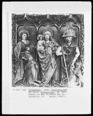 Der heilige Johannes der Täufer, Anna Selbdritt und der heilige Hieronymus