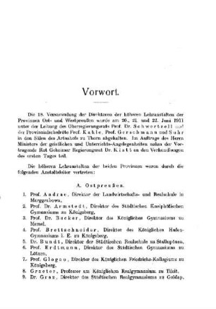 Vorwort