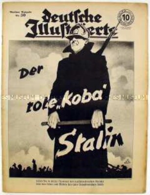 Wochenzeitschrift "Deutsche Illustrierte" über Stalin