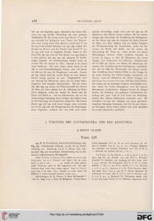 I: Tödtung der Clytaemnestra und des Aegisthus