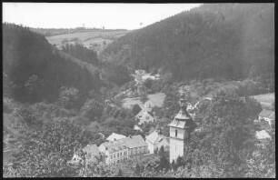 Gottleuba. Blick auf Gottleuba