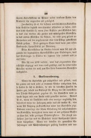 7. Aufbewahrung.