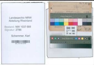 Entnazifizierung Karl Schemmer , geb. 02.04.1894 (Schaffner)