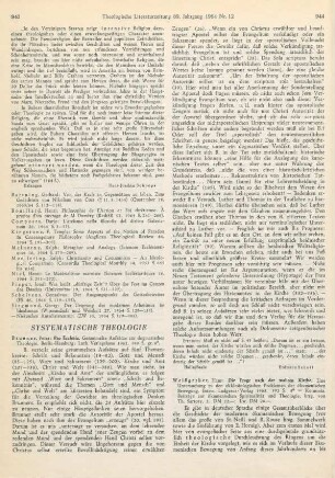 943-944 [Rezension] Brunner, Peter, Pro ecclesia