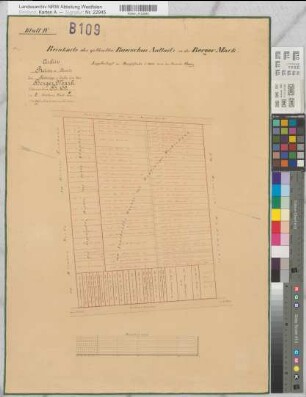 Buer (Gelsenkirchen), Teilung der Berger Mark, Bl.5 Reinkarte Buerscher Anteil