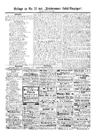 Beilage zu Nr. 73