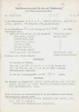 Jacob, Adolf