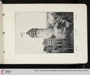 Galata-Turm. Tour de Galata. Galata Tower