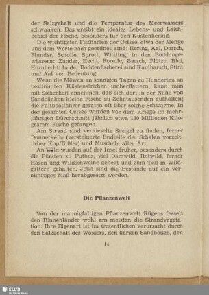 Die Pflanzenwelt