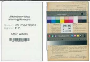 Entnazifizierung Wilhelm Kolter , geb. 17.02.1907 (Schlosser)