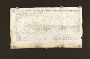 1580 Juni 24. Stadtobligation auf 1000 Thaler von Anton Minsche, Dechant zu St. Johann in Minden. (erster hochdeutscher Ratsbrief)