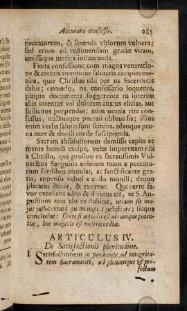 285-299, Articulus IV