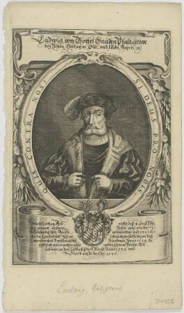 Bildnis des Ludwig, Pfalzgrave bey Rhein, Herzog in Ober- und Nider-Bairn