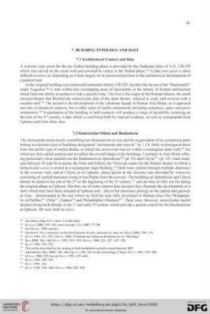 7. Building typology and date