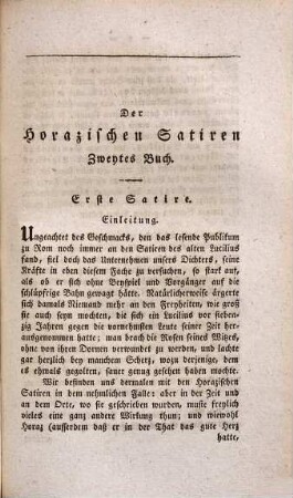 Horazens Satiren, 2