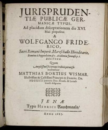 Iurisprudentiae Publicae Germanicae Typus