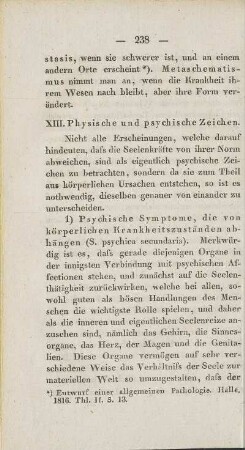 1) Psychische Symptome, die von körperlichen Krankheitszuständen abhängen