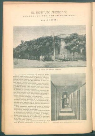 El Instituto Americano - Semblanza del establecimiento