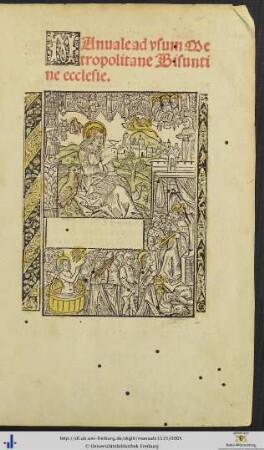 Manuale ad vsum Metropolitane Bisuntine ecclesie