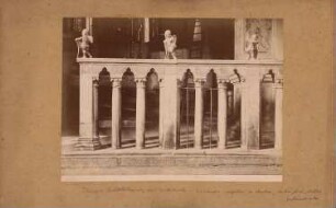 San Francesco, Rimini: 2. Kapelle zur Rechten, Detail der Balustrade
