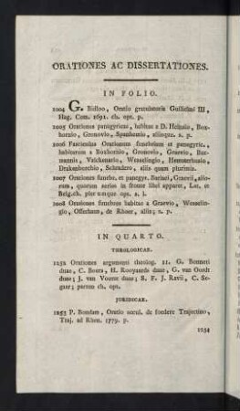 192-204, Orationes ac Dissertationes - Livres en Feuilles