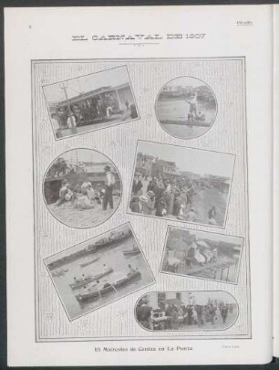 [Fotografía de] El carnaval de 1907 - El miércoles de ceniza en La Punta