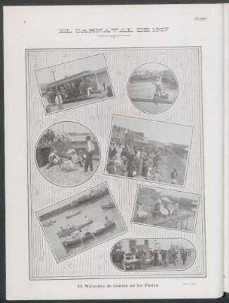 [Fotografía de] El carnaval de 1907 - El miércoles de ceniza en La Punta