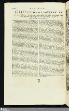 Ezechiel. Explication de la LXXVII. Figure