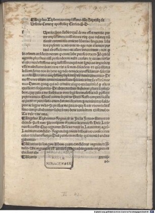 Breviarium rerum gestarum populi Romani : mit Widmungsbrief an Baptista de Ursinis von Angelus Tiphernas