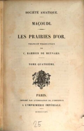 Les prairies d'or, 4