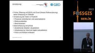 Maßnahmen zur Gewässerunterhaltung managen mit QGIS, PostGIS und QField