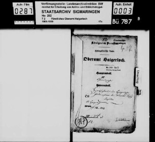 Hausierhandel der Haigerlocher Juden