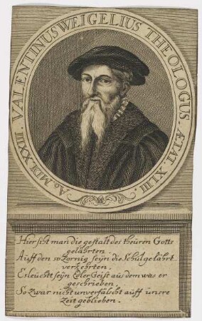 Bildnis des Valentinus Weigelius