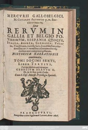 16,3: ... a nundinis Francofordiensibus 1627. vernalibus, ad autumnales usq[ue] eiusdem anni ...