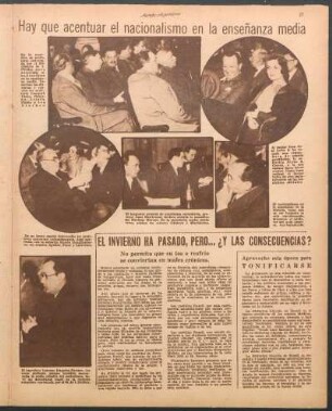 Hay que acentuar el nacionalismo en la enseñanza media [Fotografías]