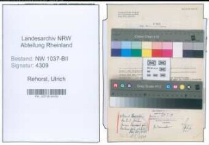 Entnazifizierung Ulrich Rehorst , geb. 07.08.1902 (Landw.Berater)